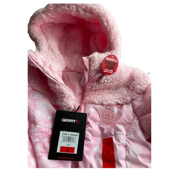 Gerry Weber Pink Kids Winter Jacket size 6 Reversible jacket - Picture 4 of 13